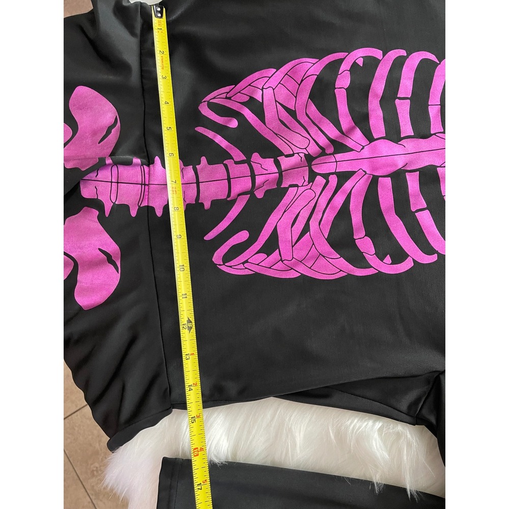 Spirit Halloween Costume Skeleton Graphic Dress Women's L Large Used - Picture 3 of 10